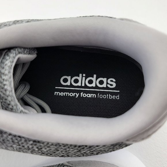 Adidas QT Racer, Grey, Women's Running Shoe - Picture 9 of 12